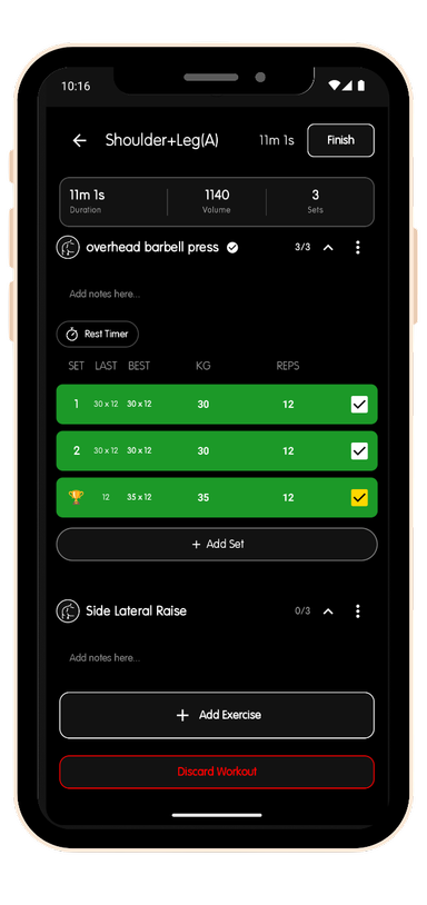 Workout Logging